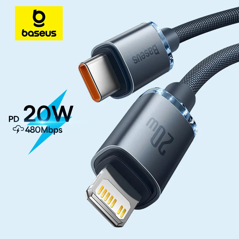 USB Type C PD 20W Cable for Iphone 14 13 12 Pro X 8 Fast USB C Cable for Iphone Charging Cable USB Type C Cable Wire Code